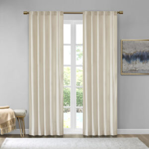 Room Darkening Metallic Printed Poly Velvet Rod Pocket