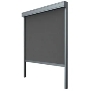 Smart waterproof outdoor electric curtain shade motorized vertical roller blinds for window