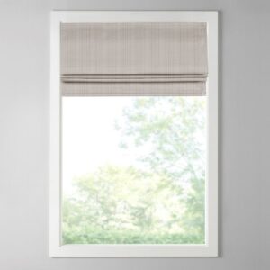"Basketweave Room Darkening Cordless Roman Shade  "