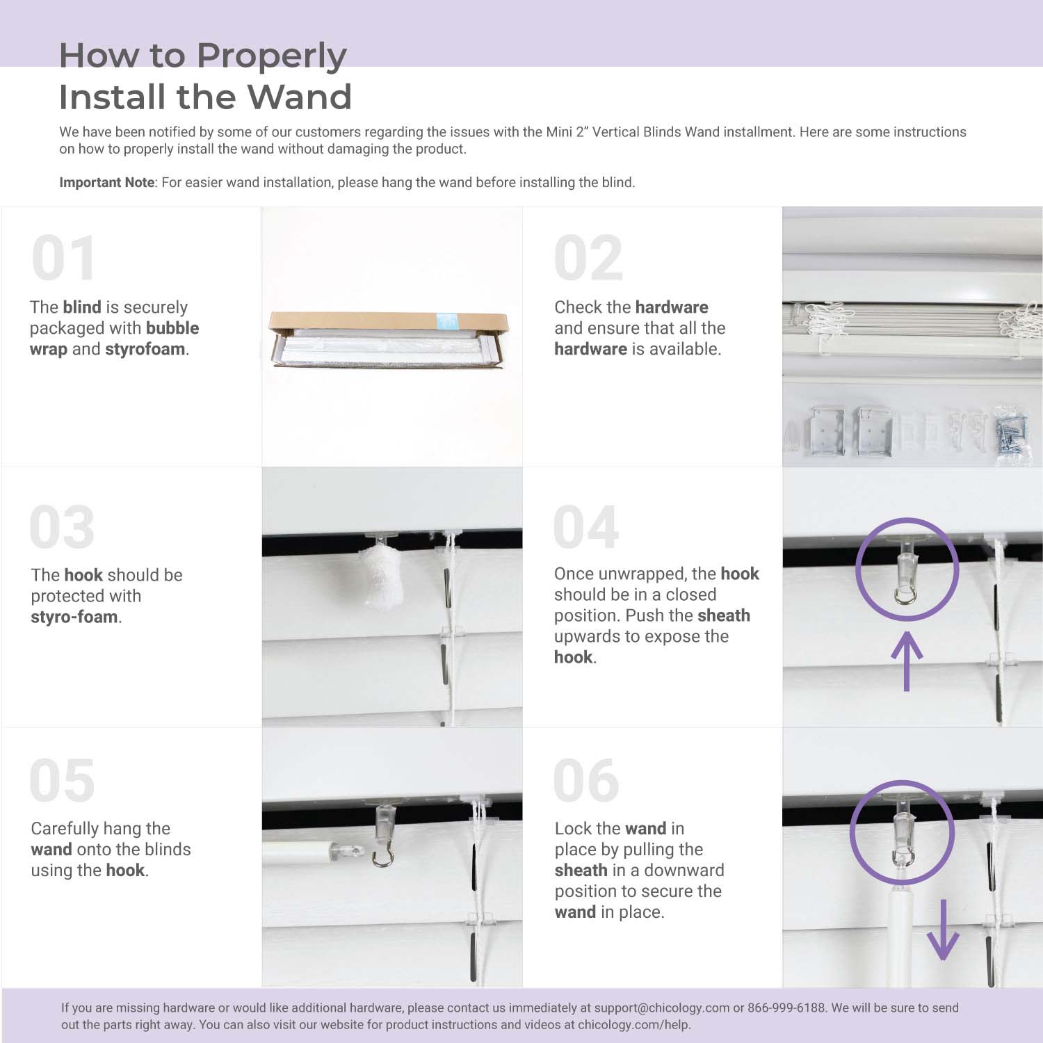White Cordless Faux Wood Blinds with 2 in. - Image 2